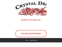 Tablet Screenshot of crystaldragonboulder.com